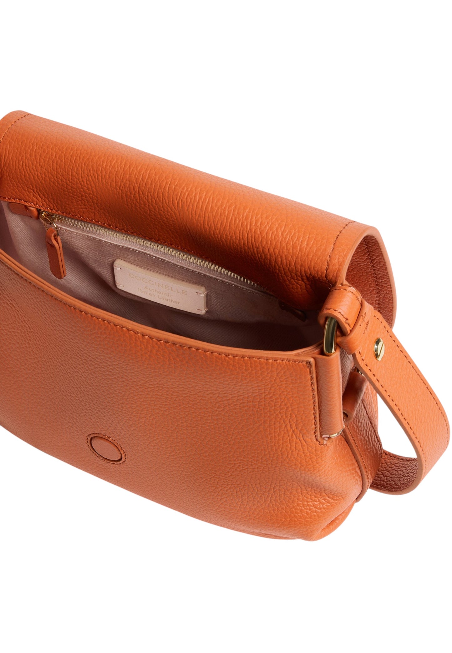 Borsa A Tracolla Donna Coccinelle In Pelle Martellata Coccinelle Rebekka E1T95150201