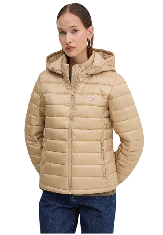 Piumino Corto Donna Guess Con Cappuccio Gj Hooded Puffer W4YL00WG922