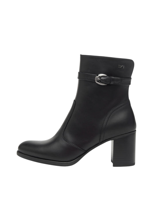 Stivaletti Tronchetti Donna Nero Giardini Tacco 7 CM  I513850D