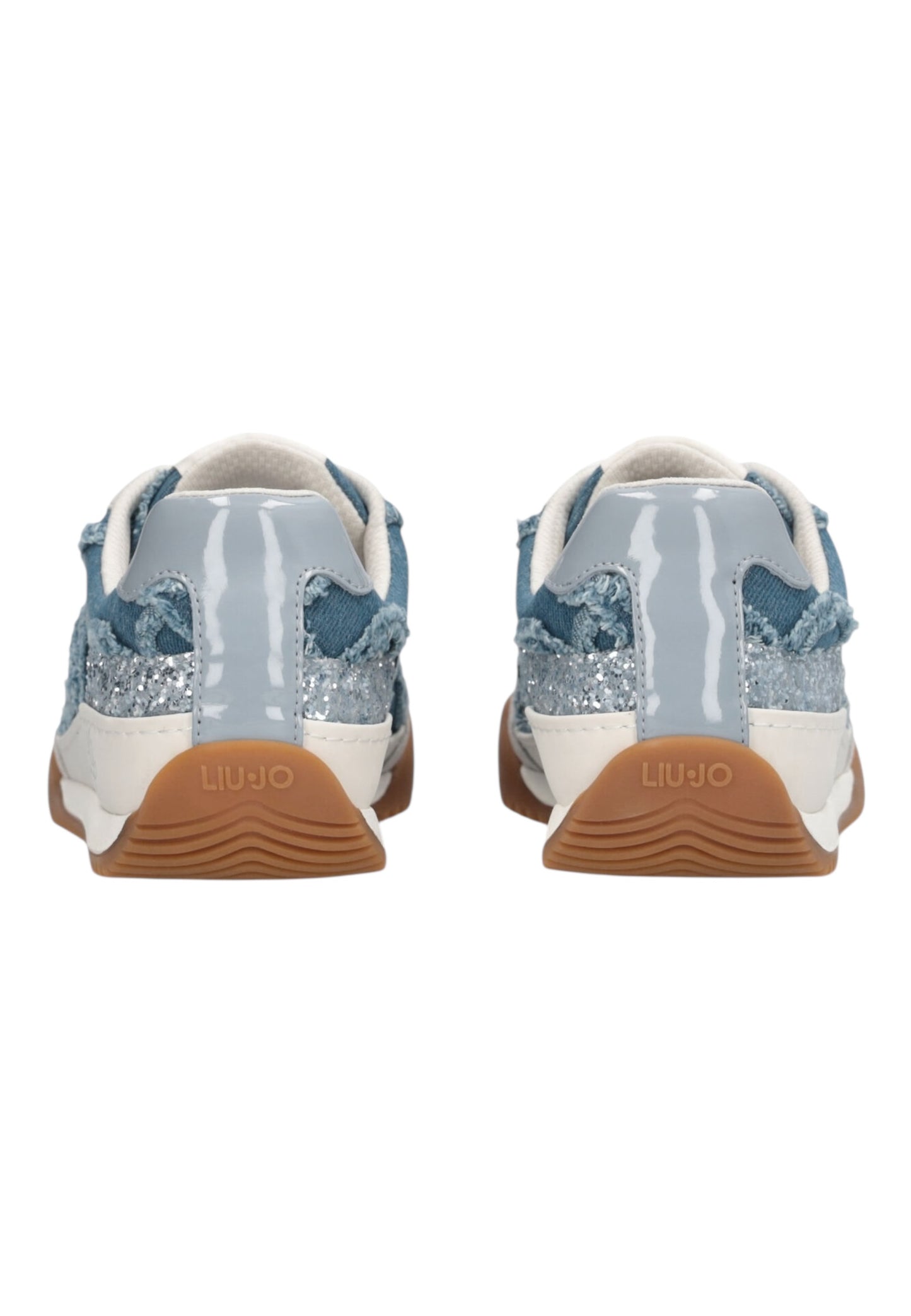 Sneakers Basse Donna Liu Jo In Denim Strass/Glitter Lewis 04 BA6093TX543