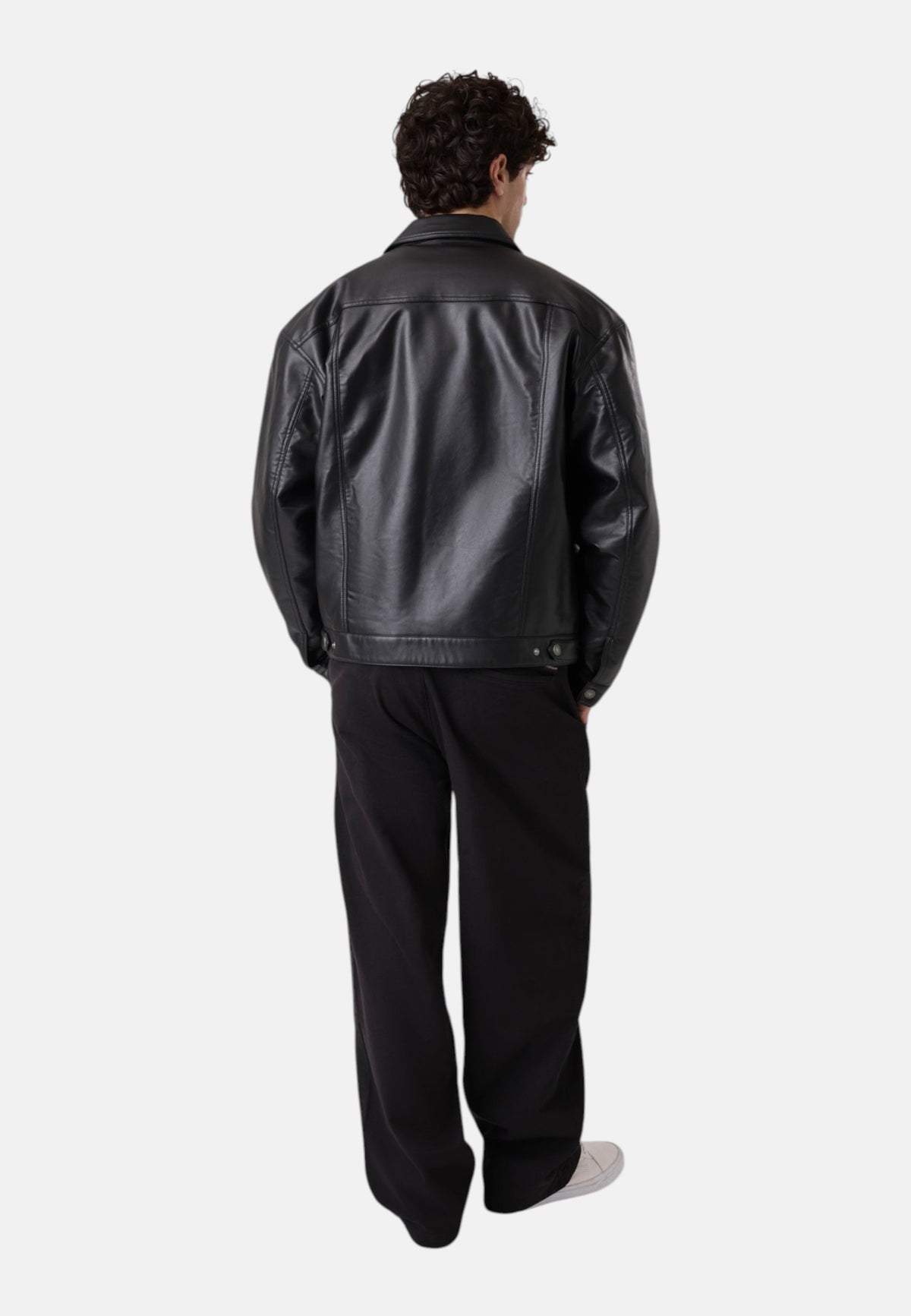 Giacca In Pelle Sintetica Uomo Guess Stile trucker Gj M6YL45W3368