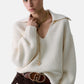 Maglione Scollo A V Donna Liu Jo Con Collo A Camicia  CF6102MA22S