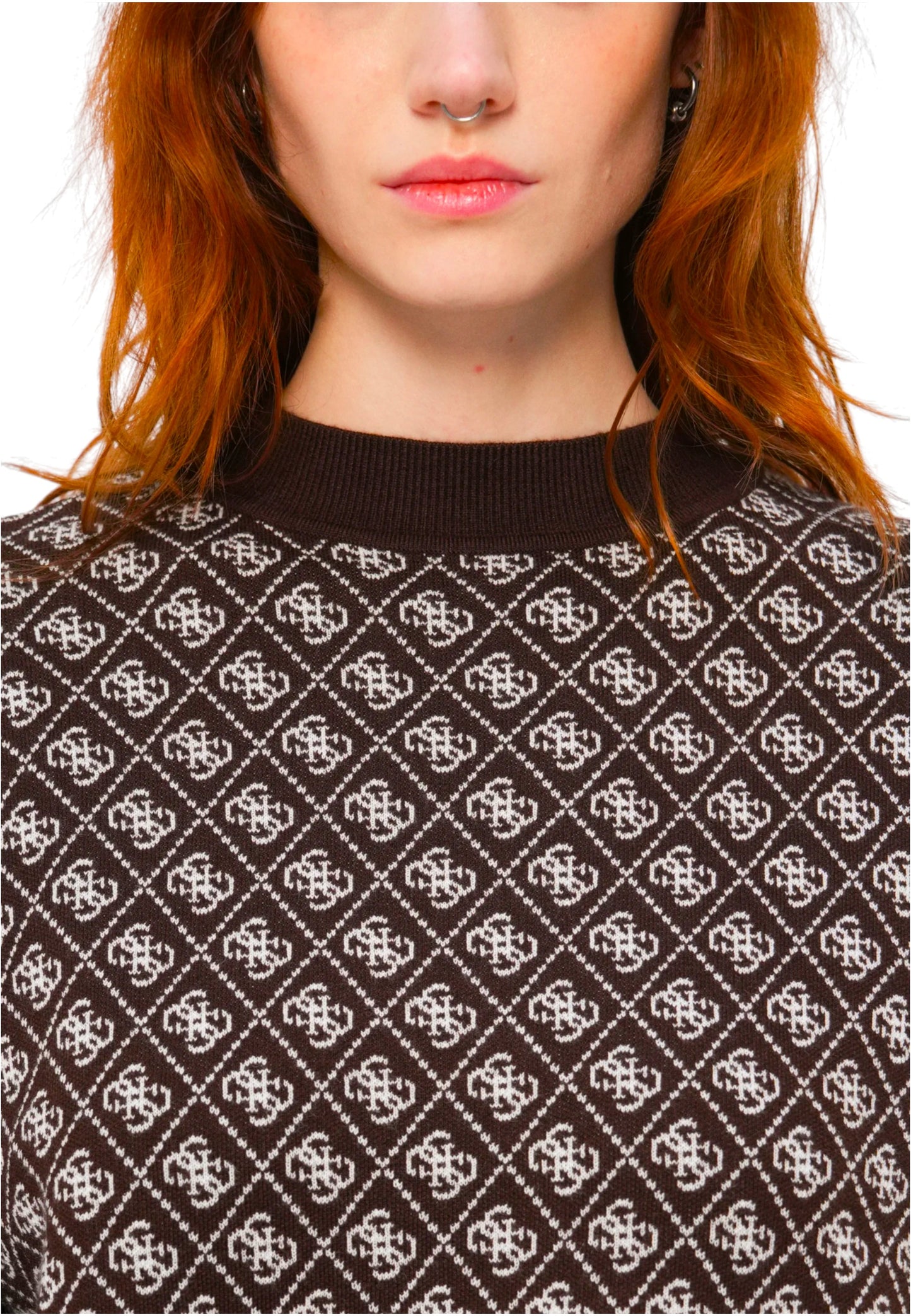 Maglione Collo Alto Donna Guess  Aubrey 4G W5BR23Z3JD2