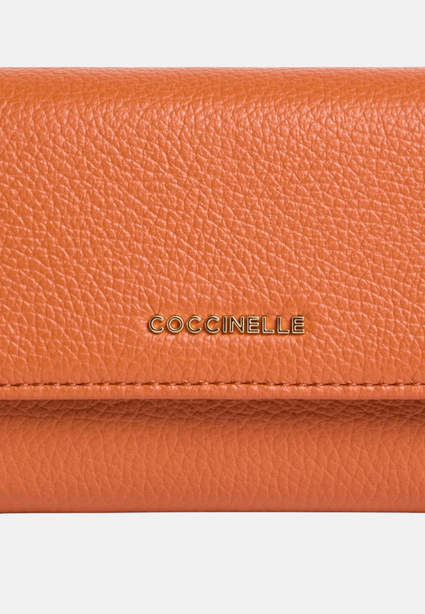 Portafoglio Con Patta Donna Coccinelle In Pelle Martellata Metallic Soft Medium E2MW5116601