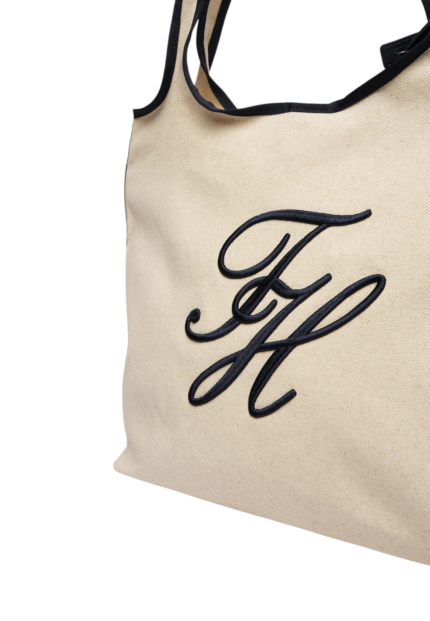 Borsa A Spalla Donna Tommy Hilfiger  Th Summer Tote Canvas AW0AW18398