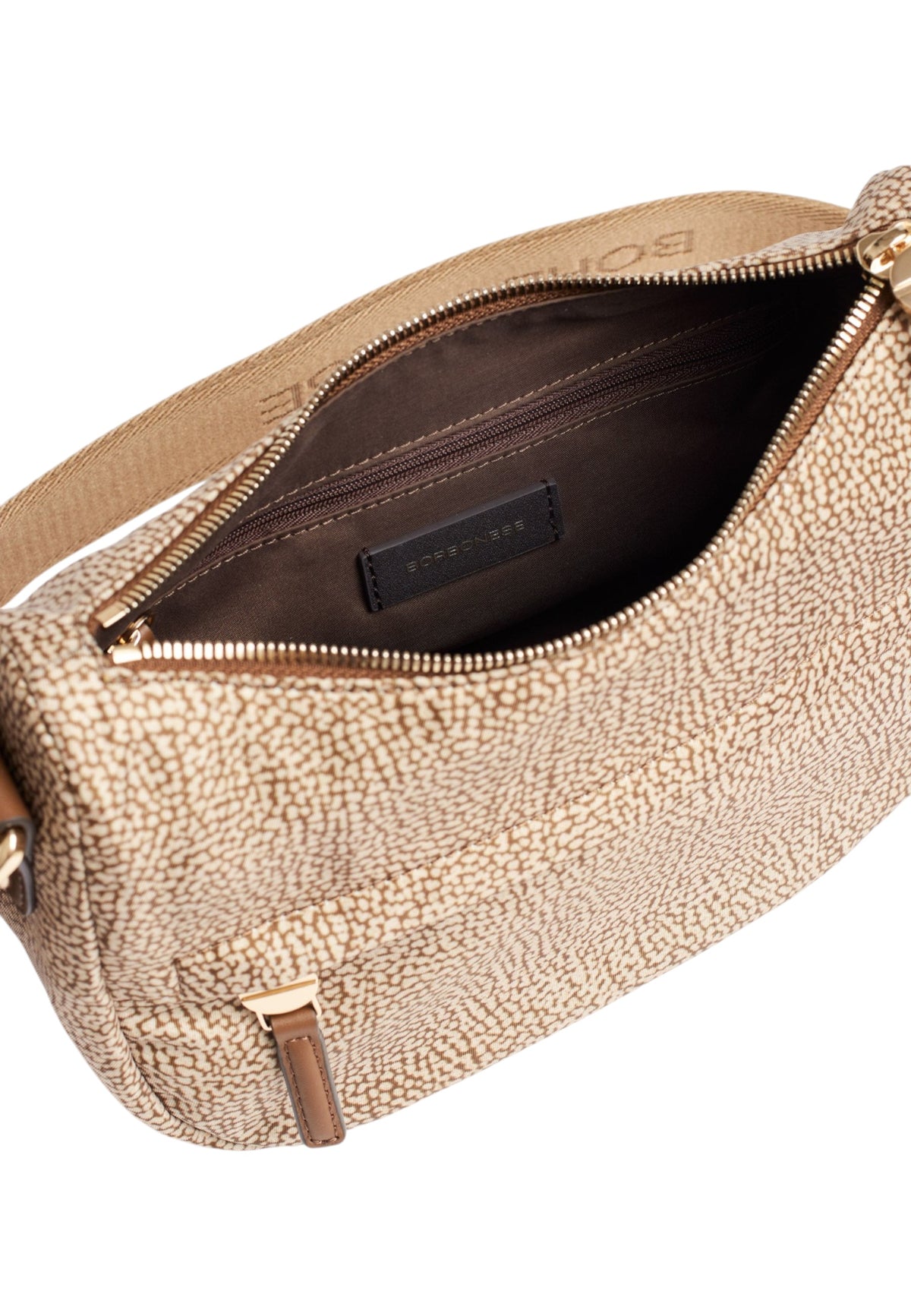 Borsa A Tracolla Donna Borbonese Formato XS, Tessuto riciclato, Stampa OP B-Club 91010338X95