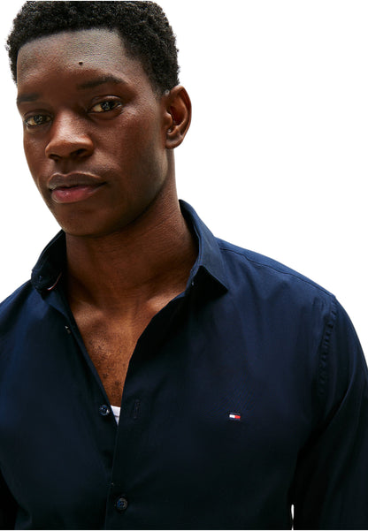 Camicia Manica lunga Uomo Tommy Hilfiger  Cl - Flex Poplin Sf MW0MW38347