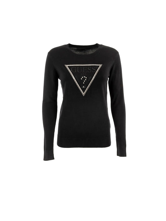 Maglione A Girocollo Donna Guess  Kiara Triangle Logo W5YR23Z2NQ2