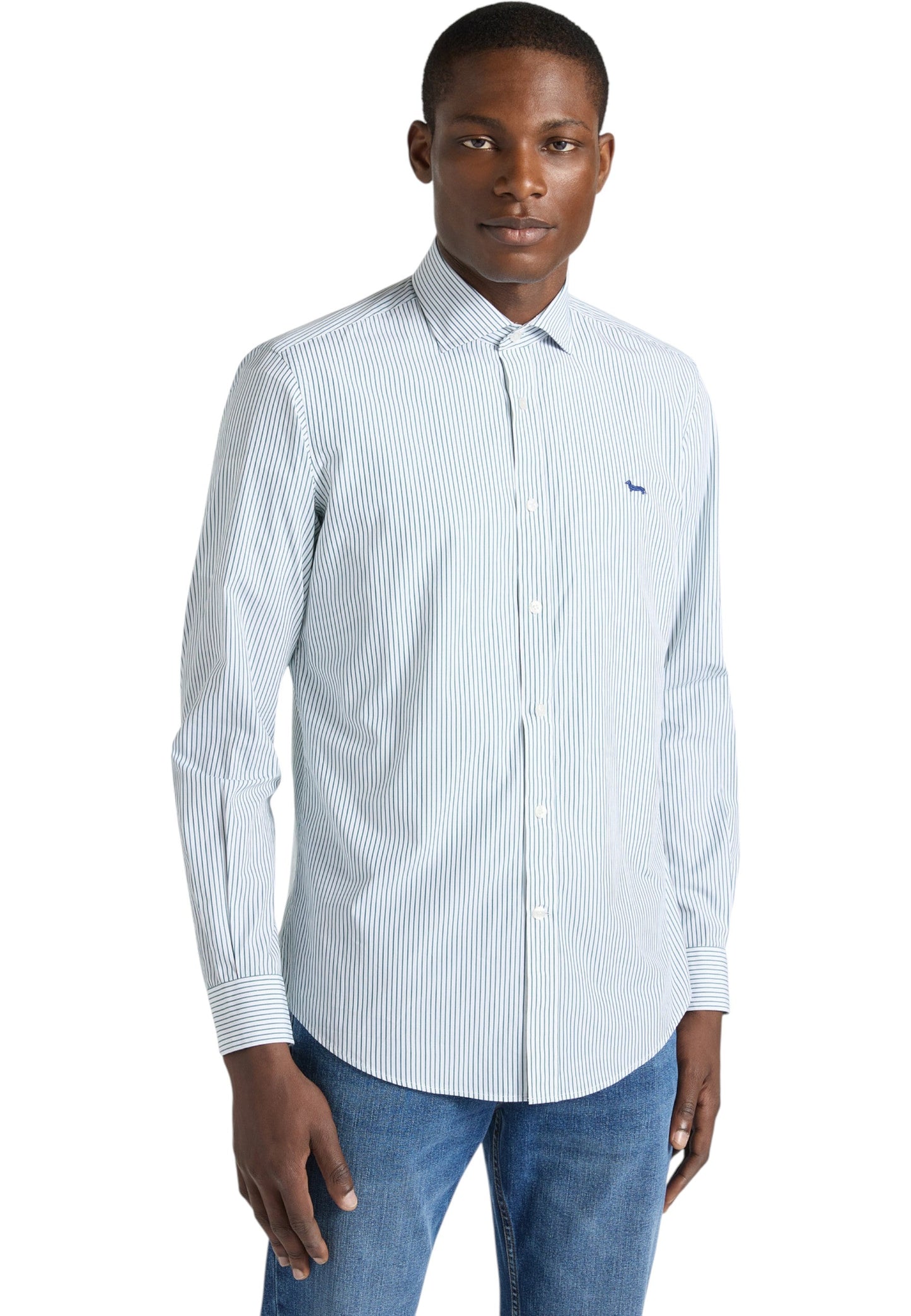 Camicia Manica lunga Uomo Harmont & Blaine A Righe Con Bassotto  CNP074013437I