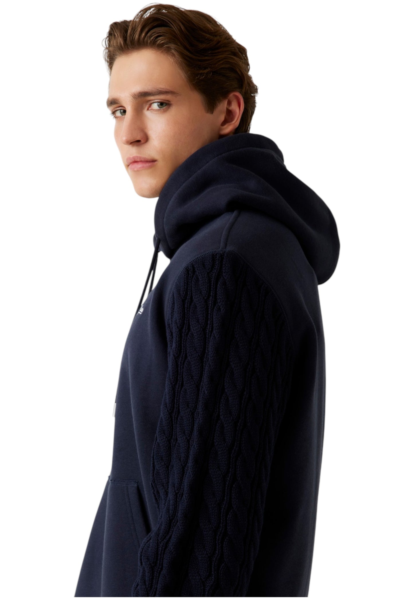 Felpa Con Cappuccio Uomo Guess  Contrast Slevees M5BQ15K0981