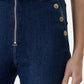 Tuta Jumpsuit Senza Maniche Donna Guess Con Jeans Con Jeans W6RD0ID6883