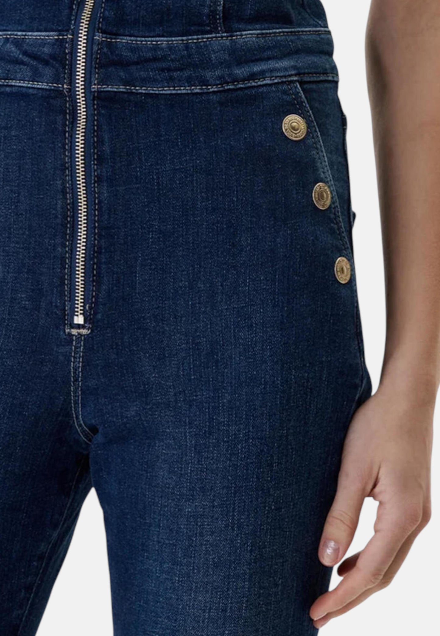Tuta Jumpsuit Senza Maniche Donna Guess Con Jeans Con Jeans W6RD0ID6883