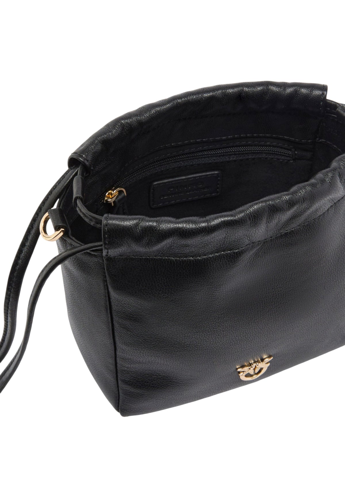 Pochette A Mano Donna Pinko Nappa, pelliccia sintetica effetto maculato, formato compatto, misure 15 x 8 x 15 cm Pouch Nappa Macula 107635A3M8