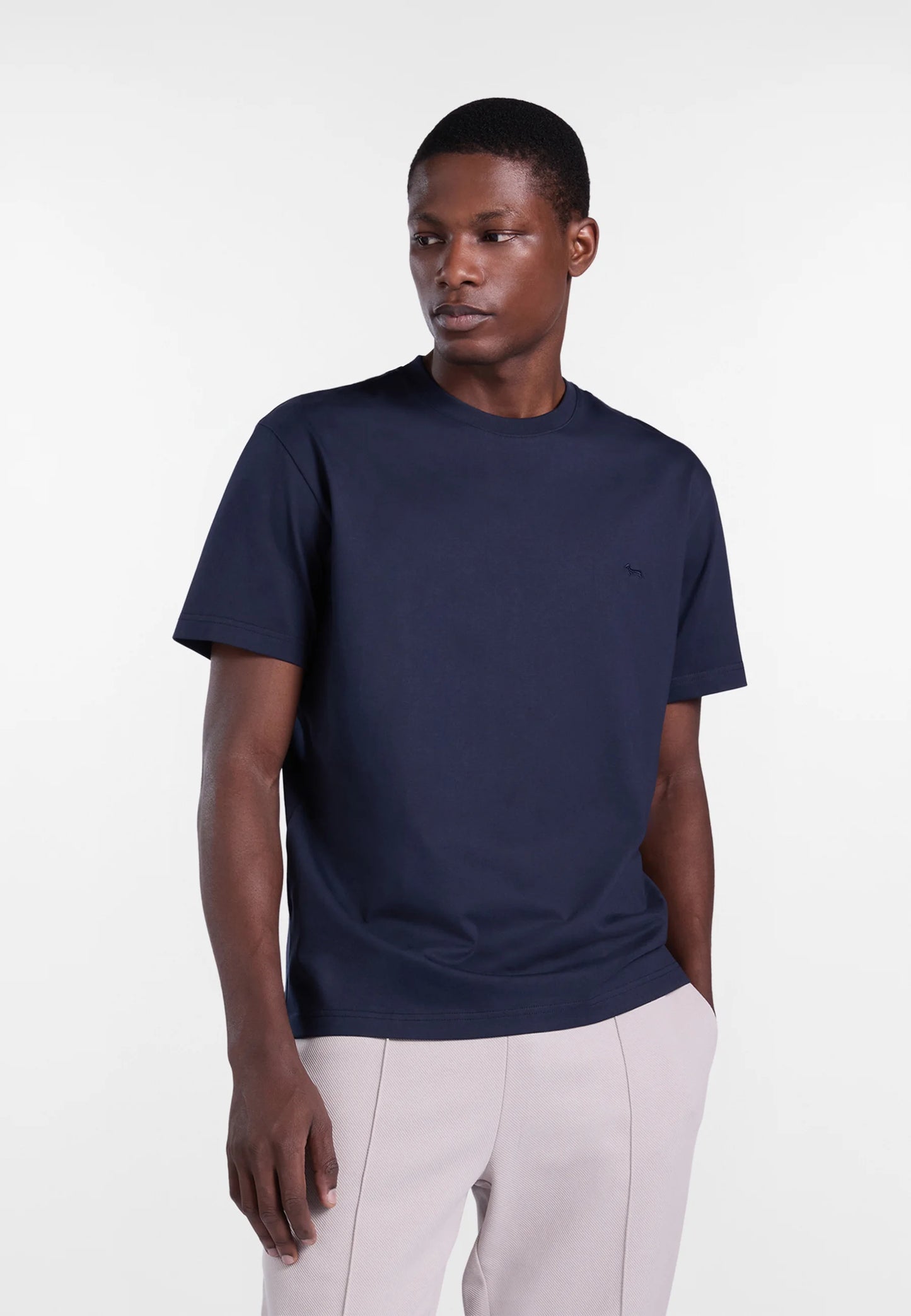 T-Shirt Manica Corta Uomo Harmont & Blaine Fit Relaxed Tinta Unita  IXQ243021771
