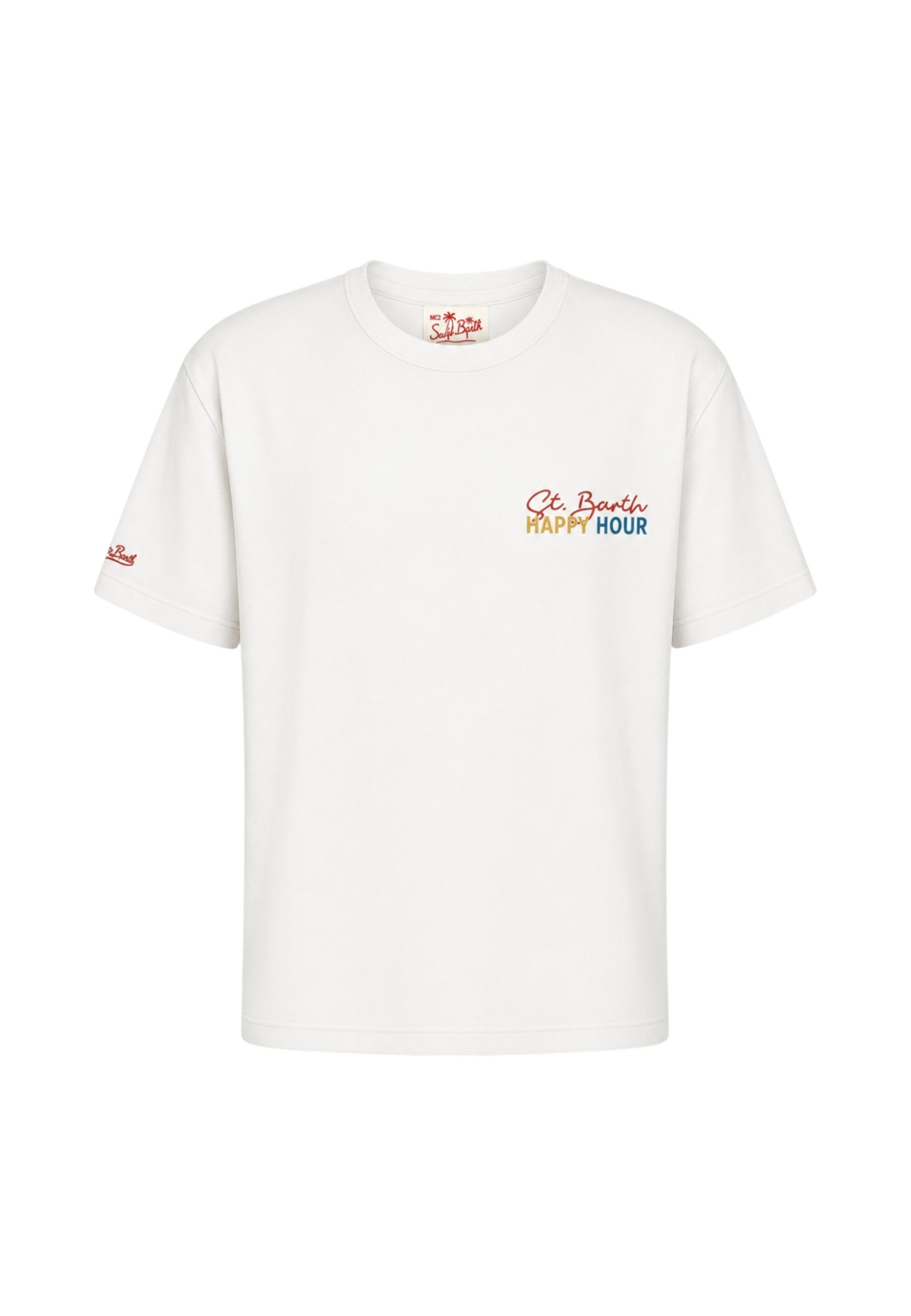 T-Shirt Manica Corta Uomo Mc2 Saint Barth Oversize Sb Happy Hour Delmar DLR0001