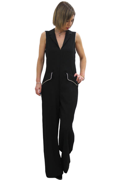 Tuta Jumpsuit Senza Maniche Donna Alessia Santi Lunga  311SD25067