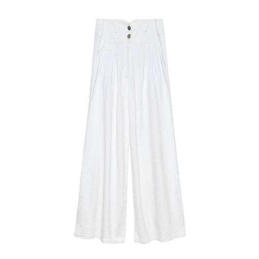 Jeans  Donna Gaelle  Flare Con Bottoni Logati GBDP17193