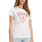 T-Shirt Manica Corta Donna Guess  Pearls Love Triangle W5YI40I3Z14