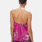 Top  Donna Liu Jo A Fiori In Raso Eco Line CA6208TS562