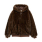 Giacca Invernale Donna Roy Roger's Effetto pelliccia sintetica, linea boxy, cappuccio, fodera in poliestere Boxy hoodie RND90446CT03XXXX