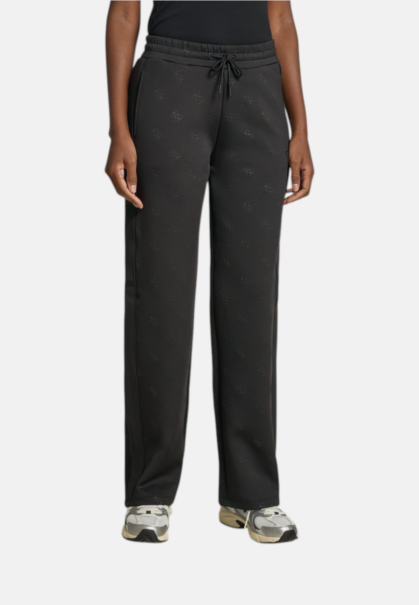 Pantaloni Wide Leg Donna Guess Logo 4G Calista 4G V6YB10K4295