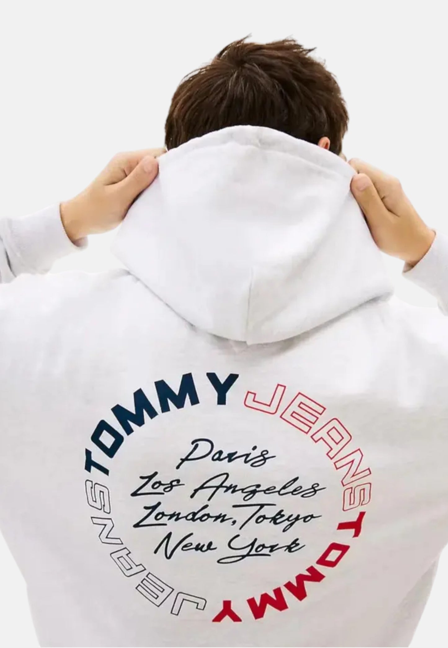 Felpa Con Cappuccio Uomo Tommy Jeans  Tjm Rlx Dna Play Ho DM0DM22683