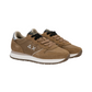 Sneakers Basse Donna Sun68 Stile Running, Nylon E Suede, Dettagli Laminati Ally Silver Gold Z46202