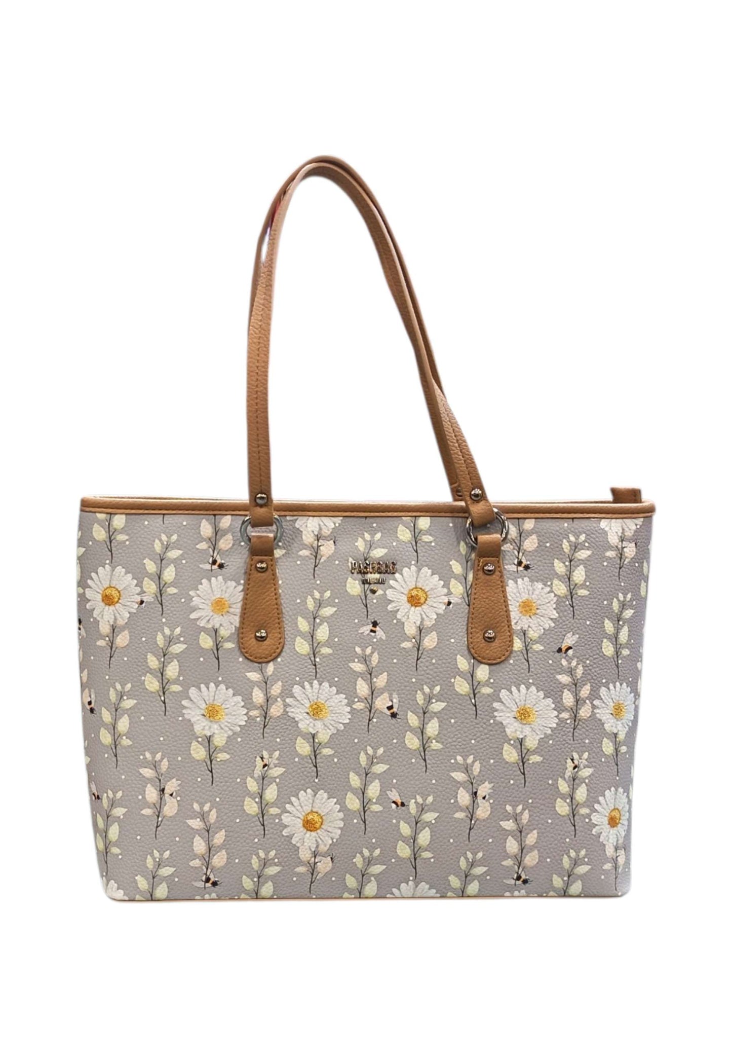 Borsa A Spalla Donna Pashbag Tote Stampa Fiori Neverending Janine-Neverending
