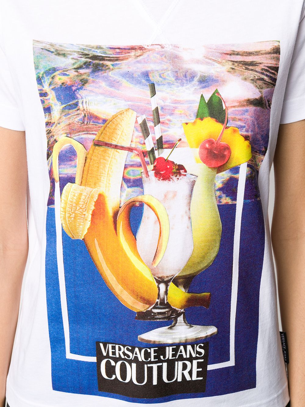 T-Shirt Manica Corta Donna Versace Jeans Couture   B2HVB7D230377