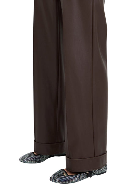 Pantaloni  Donna Liu Jo In Pelle Sintetica  MF5069E0624