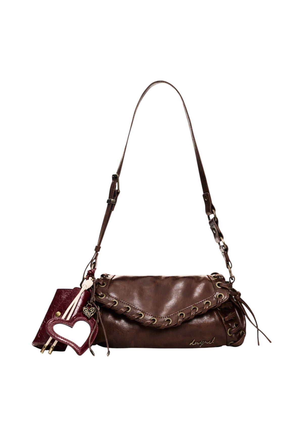 Borsa A Spalla Donna Desigual  Bag Galaxy Zarauz Choco 26WAXP43