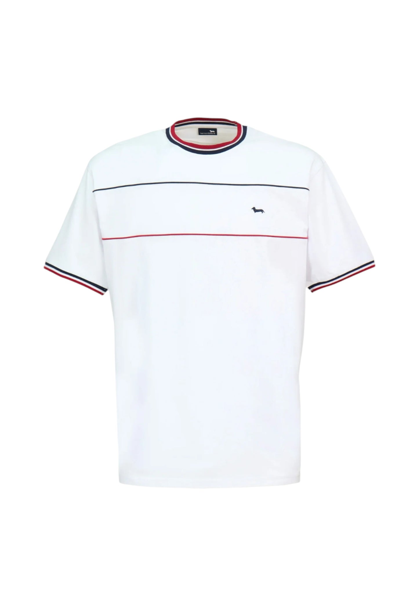 T-Shirt Manica Corta Uomo Harmont & Blaine Relaxed Con Piping  IXQ287021824