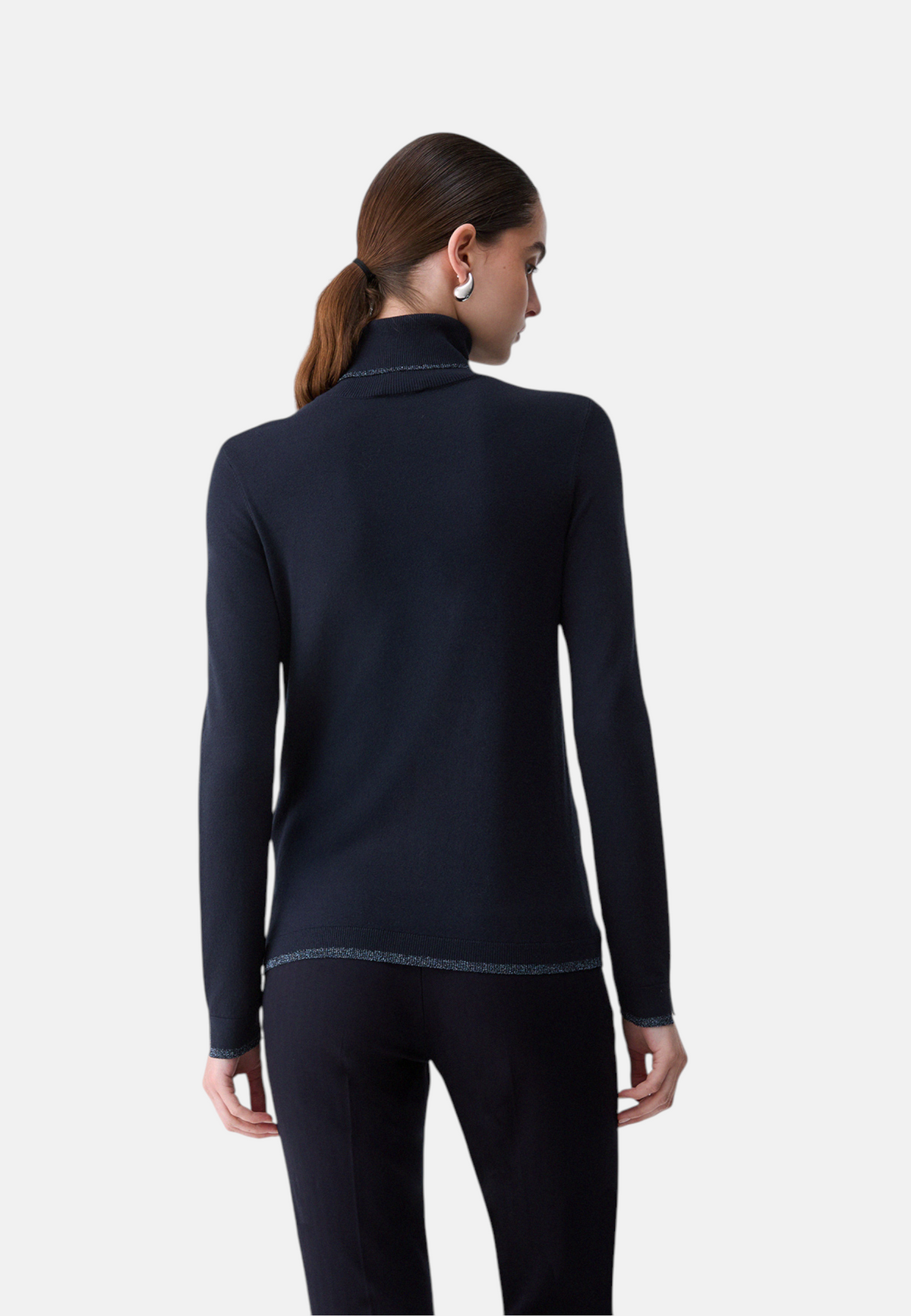 Maglione Collo Alto Donna Liu Jo Basic Fit  WF6013MS49I