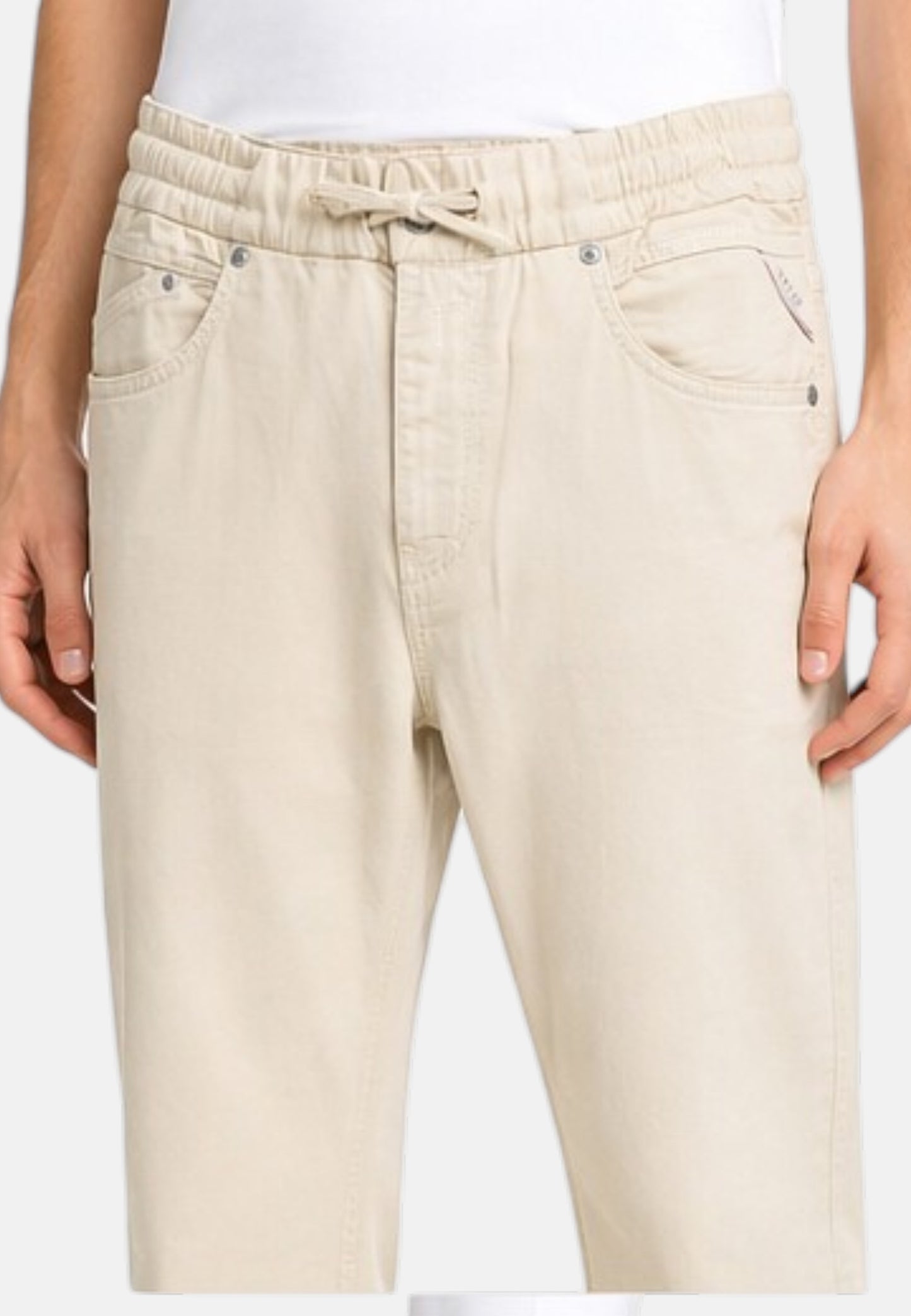 Pantaloni Slim Fit Uomo Replay Con Coulisse Lanny M1037 .000.8488191