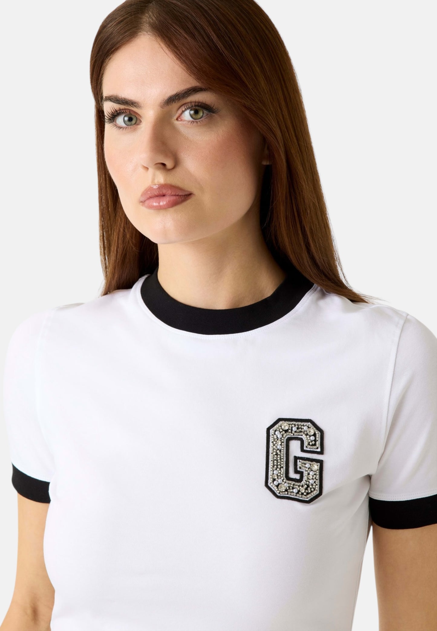 T-Shirt Manica Corta Donna Guess  G Patch W6RI31J1314