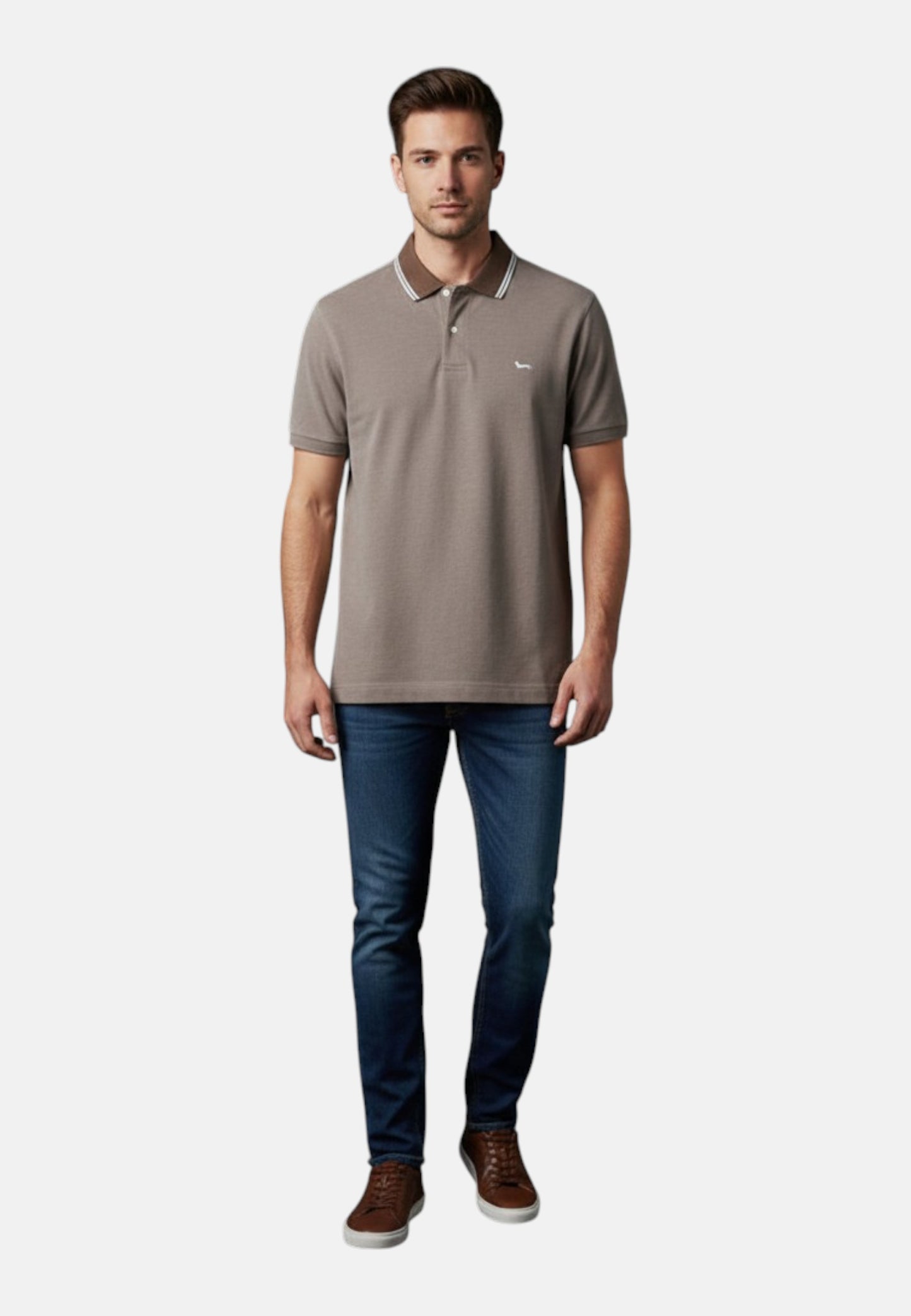 Polo Manica Corta Uomo Harmont & Blaine Oxford  LRQ477021926