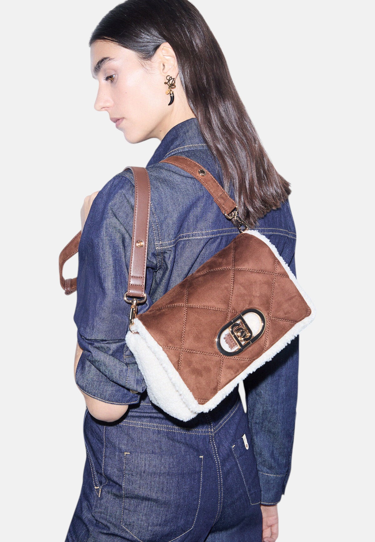 Borsa A Tracolla Donna Liu Jo Con Patta Media  AF6148E1163