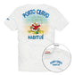 T-Shirt Manica Corta Uomo Mc2 Saint Barth Stampa/Ricamo Fronte E Retro Scrooge Porto Cervo Portland PRL0002