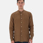 Camicia Manica lunga Uomo Liu Jo Collo Coreana In Lino  QA6205T4359