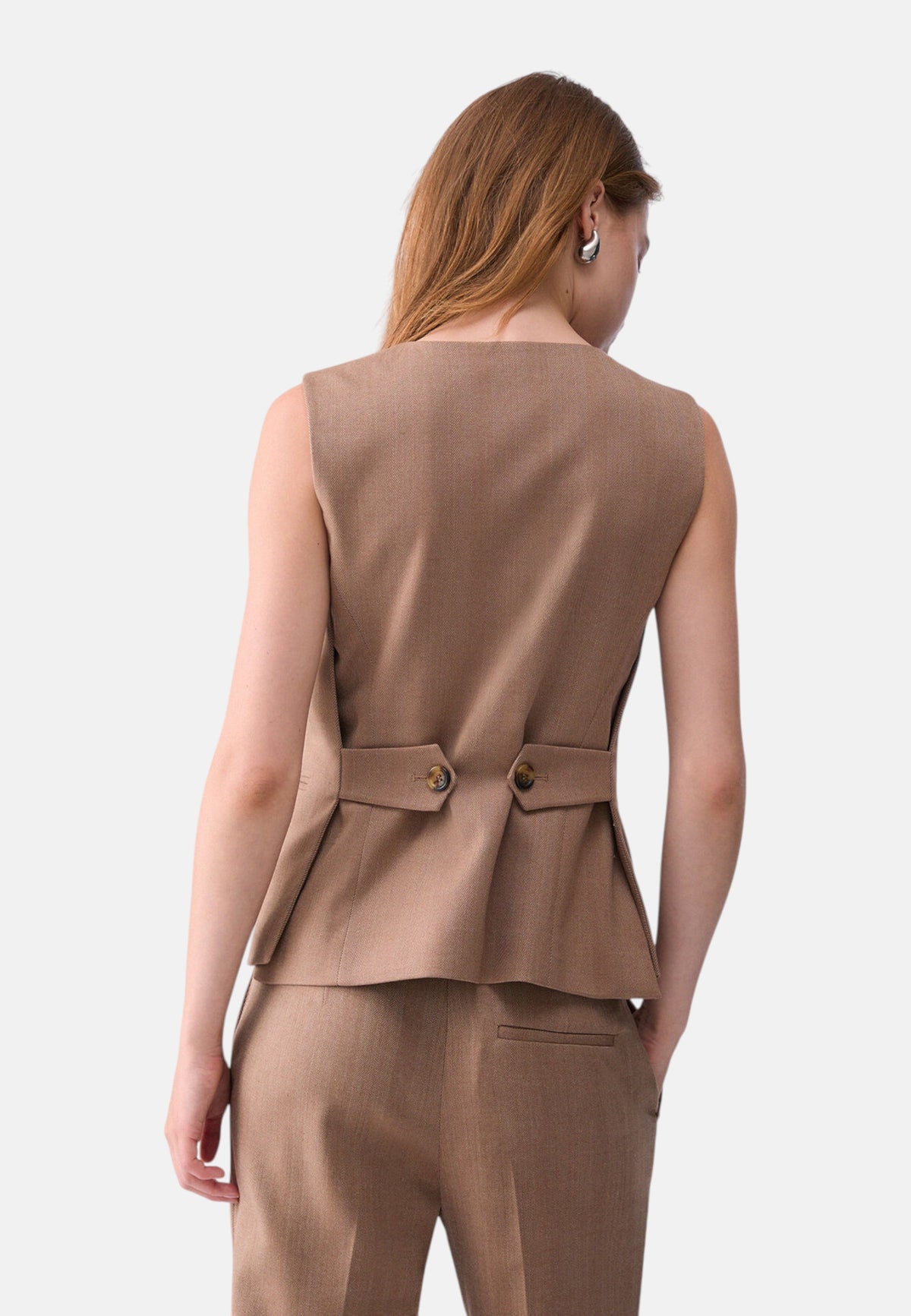 Gilet  Donna Liu Jo Sartoriale Con Scollo a V  WF6213T732A