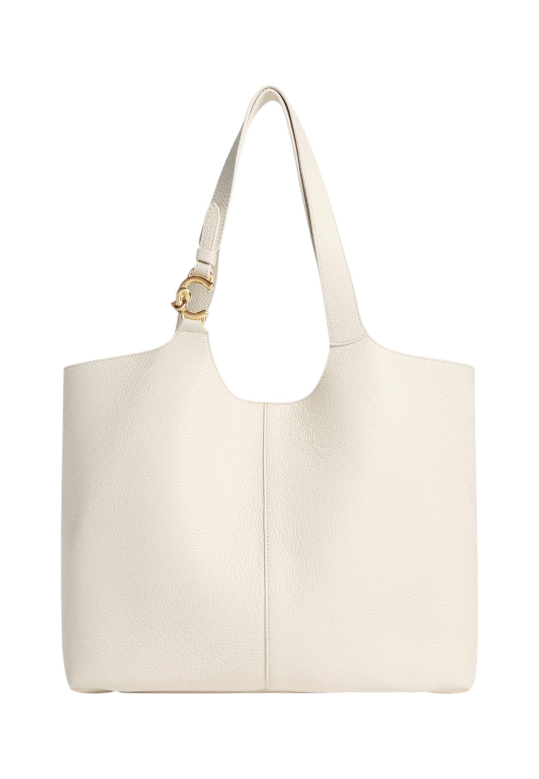 Borsa A Spalla Donna Coccinelle In Pelle Martellata Coccinelle C-Easy Large E1SHA110101