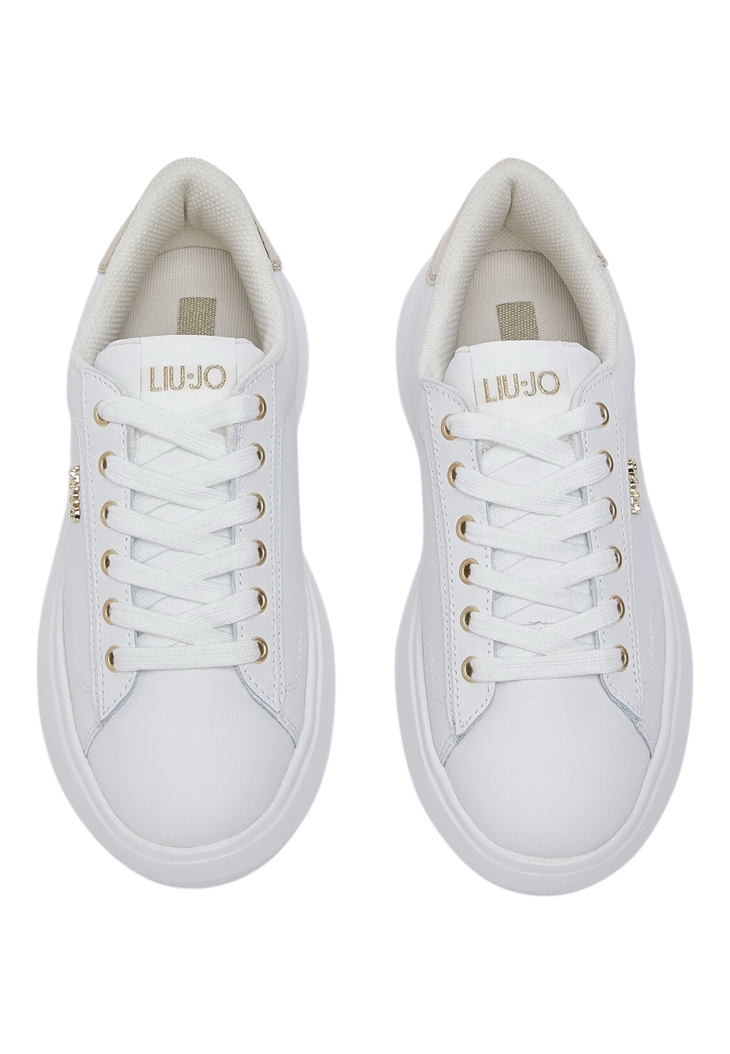 Sneakers Basse Donna Liu Jo In Pelle Di Vitello/Metalli Casper 01 BA6069PX026