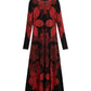 Vestito Lungo Donna Desigual Motivo geometrico, Fit regular, Manica lunga, Collo alto Atenas 26WWVK17
