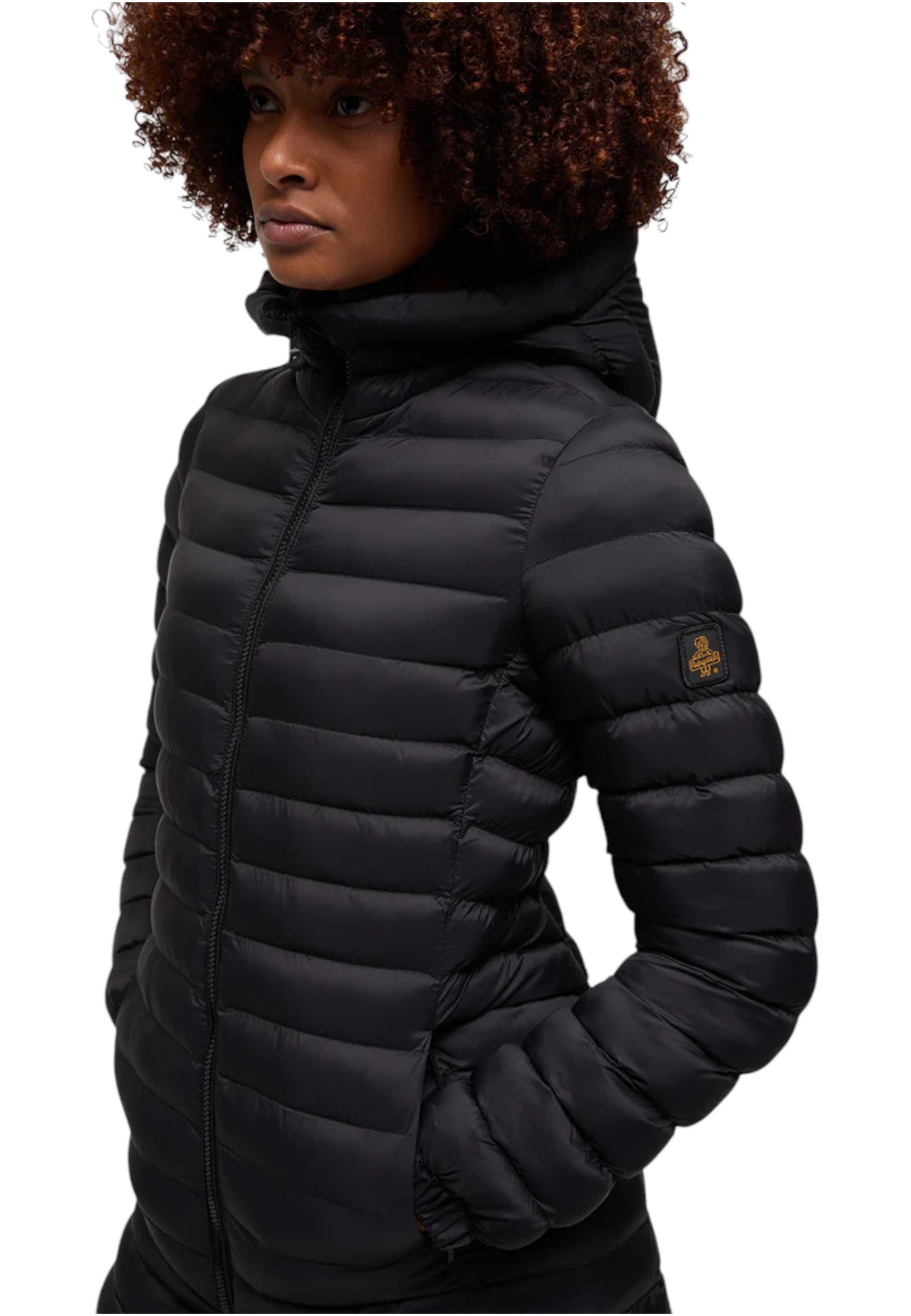 Piumino Lungo Donna Refrigiwear Con Cappuccio Gil 24AIRWW26708NY0330
