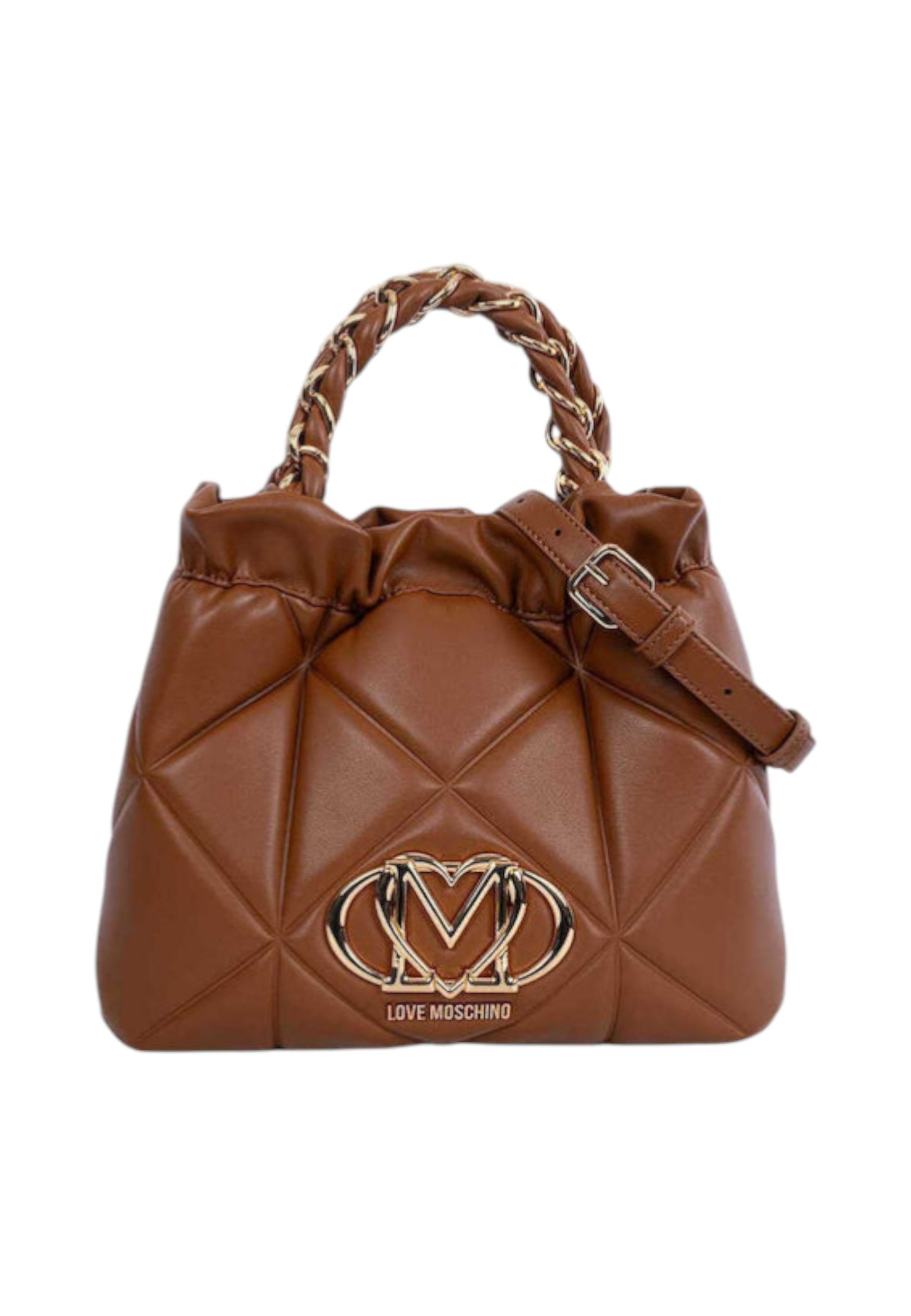 Borsa A Mano Donna Love Moschino A Secchiello Embossed  JC4115PP1OLC0