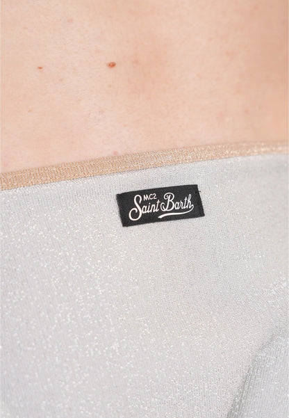 Bikini Pezzo Sotto Donna Mc2 Saint Barth Cheeky Marielle String - Lurex