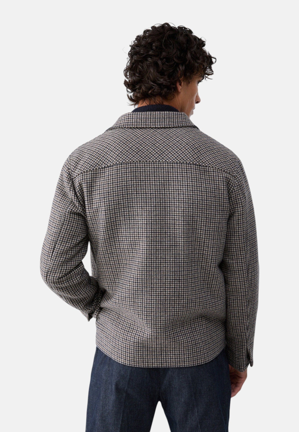 Giacca Invernale Uomo Liu Jo Overshirt Pied De Poule  QF6054T872A
