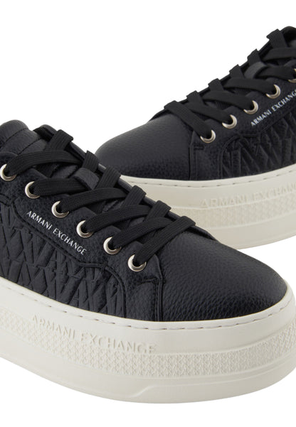 Sneakers Basse Donna Armani Exchange Platform Con Texture Geometrica  XW001630AF17351