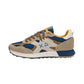 Sneakers Basse Uomo Sun68 Stile Running, Nylon E Suede, Maxi Logo, Outdoor Jaki Outdoor Z46124