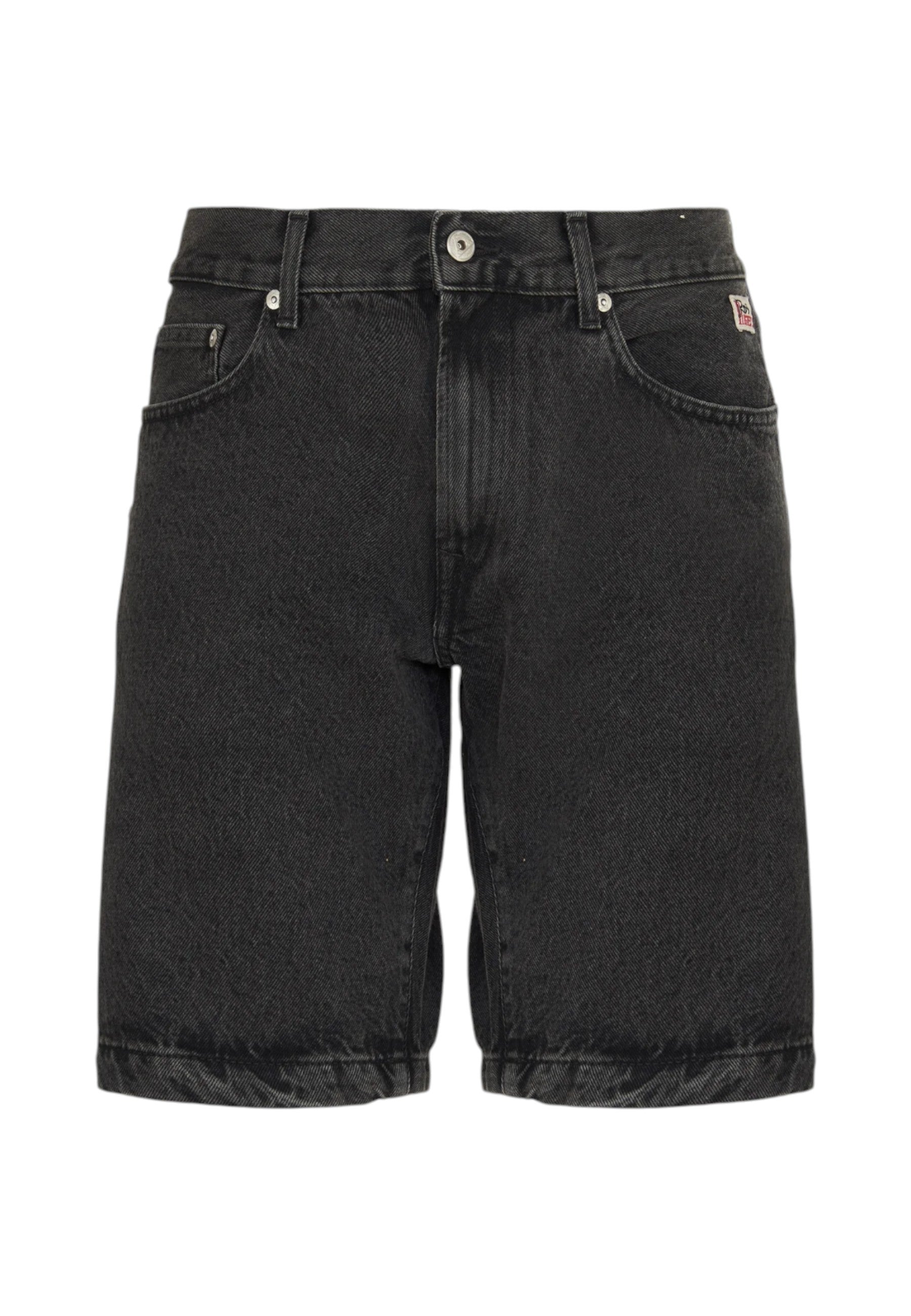 Pantaloncini Bermuda Uomo Roy Roger's In Denim Nero Cult Kos RRU085N1222861